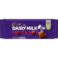 Image for Cadbury Dairy Milk Fruit and Nut Chocolate Bar 110 g
