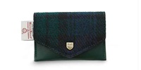 Image for Islander Card Wallet with HARRIS TWEED - Black Watch
