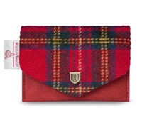 Image for Islander Card Wallet with HARRIS TWEED - Royal Stewart Tartan