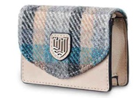 Image for Islander Card Case with HARRIS TWEED - Islander Tartan