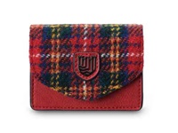 Image for Islander Card Case with HARRIS TWEED - Royal Stewart Tartan