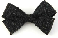 Image for Islander Hair Clip with HARRIS TWEED - Black Herringbone