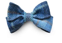 Image for Islander Hair Clip with HARRIS TWEED - Blue Tartan