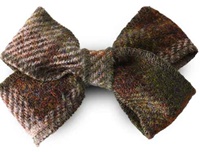 Image for Islander Hair Clip with HARRIS TWEED - Chestnut Tartan
