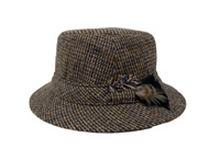 Image for Hanna Hats Irish Tweed Walking Hat, Brown, XXL