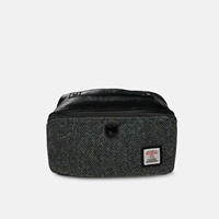 Image for Islander Toiletry Bag with HARRIS TWEED - Grey Herringbone
