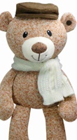 Image for Man of Aran Teddy Bear with Flat Cap, Light Brown
