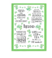 Image for Four Leaf Clover Tea Towel