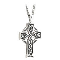 Image for Sterling Silver Double Sided Celtic Cross