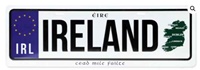 Image for Ireland Car Plate Tin Sign