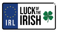 Image for Luck Of The Irish Car Plate Tin Sign