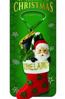 Image for Irish Christmas Stocking Decoration
