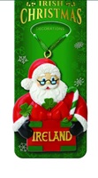 Image for Santa in Gift Ornament