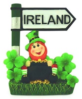 Image for Leprechaun Ireland Signpost Magnet