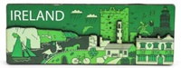 Image for Ireland Green Wooden Magnet