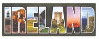 Image for Ireland Wooden Magnet