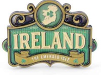 Image for Vintage Ireland Map Magnet - Green