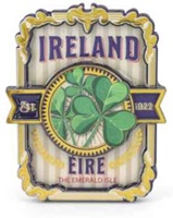 Image for Vintage Ireland Crest Magnet - Green