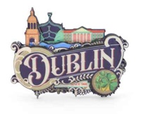 Image for Vintage Dublin Streetscape Magnet