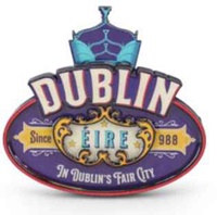 Image for Vintage Dublin Eire Magnet - Blue