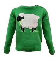 Image for Sheep Ireland Kids Jumper, Green