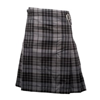 Image for Gents Lightweight Party Kilt Granite Grey