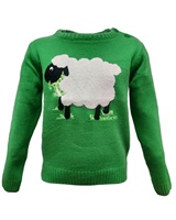 Image for Sheep Ireland Kids Jumper, Green