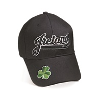 Image for Shamrock On Peak Baseball Cap, Black