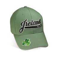 Image for Shamrock On Peak Baseball Cap, Green