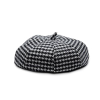 Image for Islander Lambswool Tartan Bunnet-White/Black