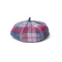Image for Islander Lambswool Tartan Bunnet-Pink/Blue