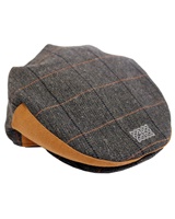 Image for Patrick Francis Ireland Grey Tweed Celtic Knot Flat Cap