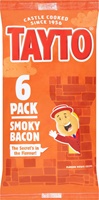 Image for Tayto NI Smoky Bacon Flavour Potato Crisps 6 Pack 150g