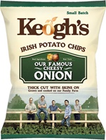 Image for Keoghs Famous Irish Cheese and Onion Crisps 40 g