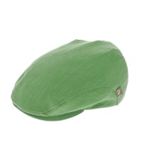 Image for Mucros Weavers Irish Linen Flat Cap, Green