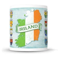 Image for Ireland Map Mug - Teal