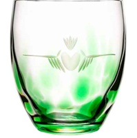Image for Irish Handmade Glass Claddagh Whiskey Tumbler