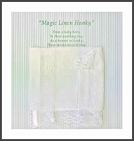 Image for The Magic Hanky-White Crocheted Lace
