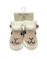 Image for Patrick Francis Ireland Baby Sheep Hat & Booties Set, Cream
