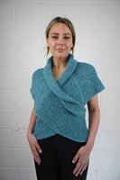 Image for Bill Baber 100% Donegal Merino Wool Vichy Sontag Shawl