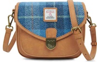 Image for Islander Mini Sadle Bag Blue Tartan