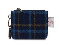 Image for Islander Card Zip Wallet-Navy Tartan