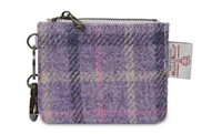 Image for Islander Card Zip Wallet-  Violet Tartan