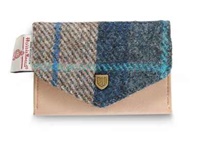 Image for Islander Card Wallet- Beige Tartan