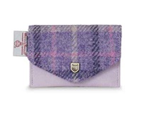 Image for Islander Card Wallet- Purple Tartan