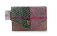 Image for Islander Card Wallet- Pink/Green Tartan