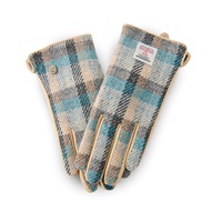 Image for Islander Ladies Gloves with HARRIS TWEED - Islander Tartan