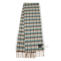 Image for Islander Harris Tweed Lambswool Scarf - Islander Tartan, Large