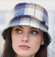 Image for Mucros Weavers Emily Hat, Navy Blue