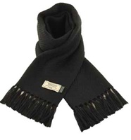Image for Mucros Weavers Alpaca Scarf Black